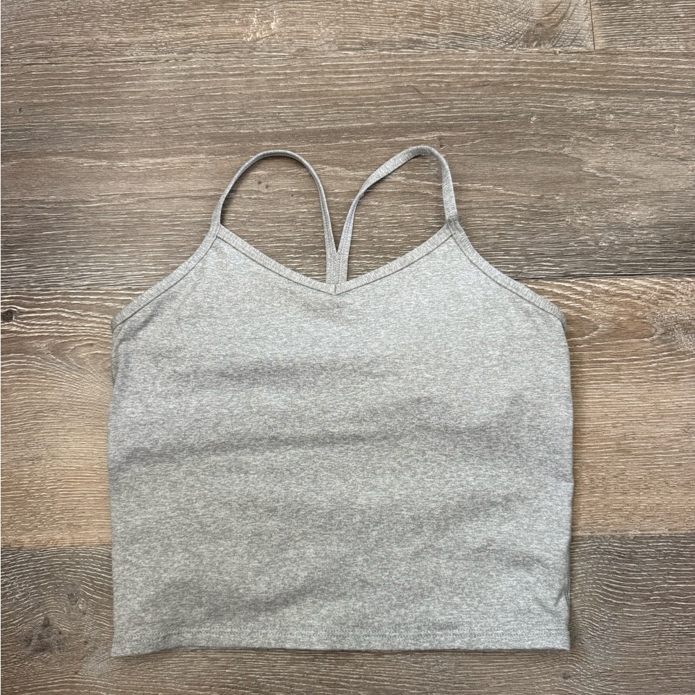 Gray Athleta Sports Bra Tank Top